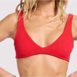 nuuds Red Bikini Top